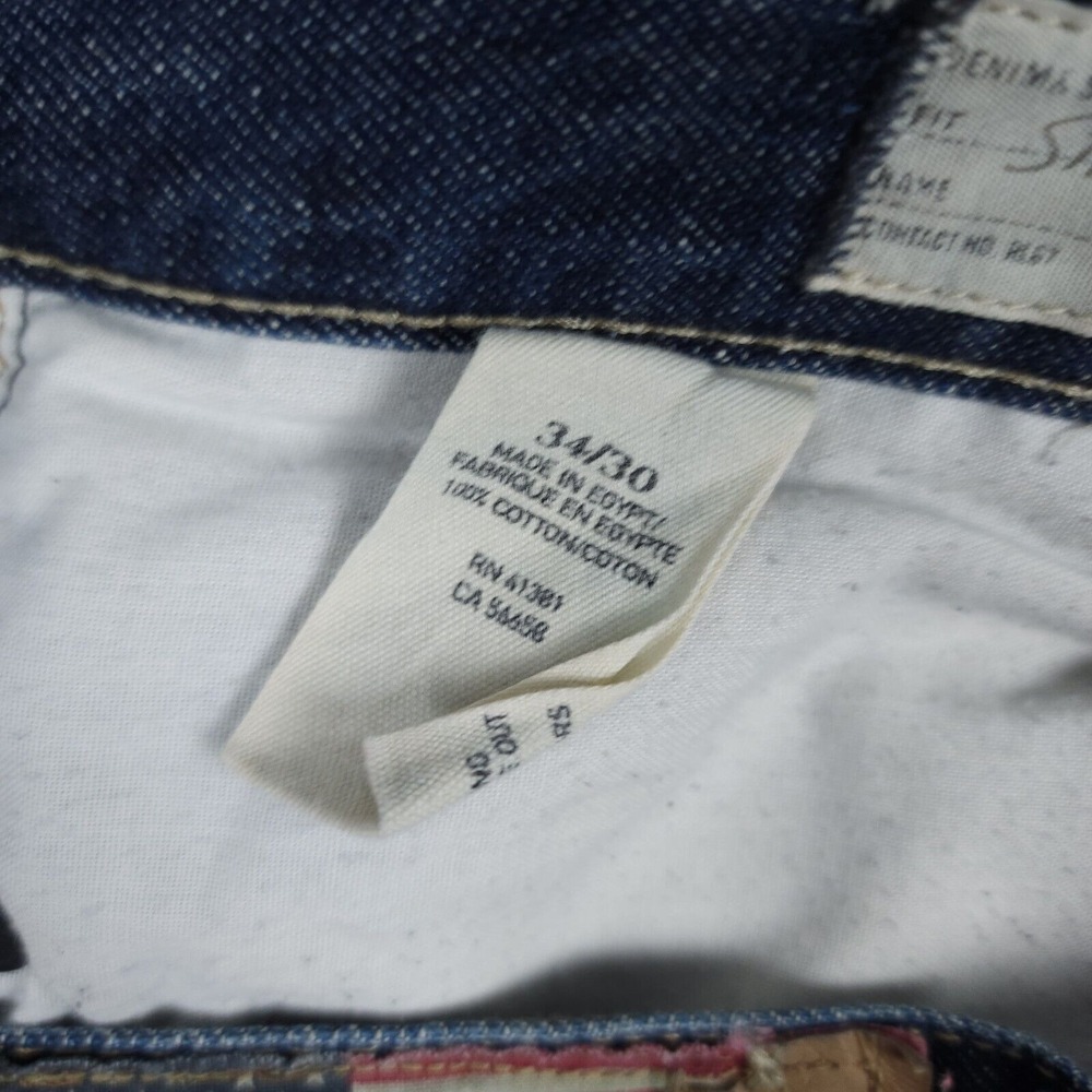 Ralph Lauren Denim Supply Jeans Men 34x30 (Fits 35x30) Distressed Straight Denim - Picture 12 of 14
